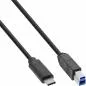 Preview: InLine® USB 3.2 Gen.1 Hub 7 Port Aluminiumgehäuse schwarz mit 2,5A Netzteil