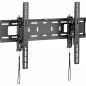 Preview: InLine® Schwerlast-TV-Wandhalterung neigbar für Flach-TV (37-80") max. 75kg schwarz