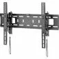 Preview: InLine® Schwerlast-TV-Wandhalterung neigbar für Flach-TV (37-80") max. 75kg schwarz