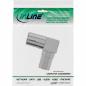 Preview: InLine® Antenne Koaxial Verbinder Stecker / Buchse 90° gewinkelt Metall