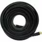 Preview: InLine® SAT-Anschlusskabel 2x geschirmt 2x F-Stecker 85dB schwarz 10m