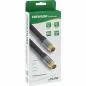 Preview: InLine® Premium Antennenkabel 4x geschirmt 110dB schwarz 3m