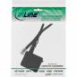 Preview: InLine® TAE Adapterkabel RJ11 Stecker auf TAE-F Buchse 0,2m