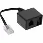 Preview: InLine® TAE Adapterkabel RJ45 Stecker auf TAE-N & RJ11 Buchse Preview: InLine® TAE Adapterkabel RJ45 Stecker auf TAE-N & RJ11 Buchse