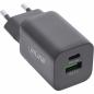 Mobile Preview: InLine® USB Netzteil Ladegerät USB-A + USB Typ-C 33W Power Delivery + Quick Charge schwarz