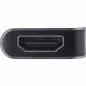 Preview: InLine® Multifunktions-Hub USB 3.2 Gen.1 2x USB-A 5Gb/s + HDMI 4K/30Hz + USB Typ-C PD 87W Aluminium grau