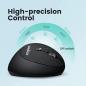 Preview: Perixx PERIMICE-819 ergonimische vertikale Maus silent click Multi-Device schwarz