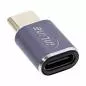 Preview: InLine® USB4 Adapter, USB Typ-C Stecker/Buchse, Aluminium, grau