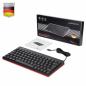 Preview: Perixx PERIBOARD-422 DE Mini USB-C Tastatur kabelgebunden schwarz