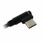Preview: LC-Power LC-C-USB-TYPE-C-1M-2 USB A zu USB Typ-C Kabel, schwarz, 1m