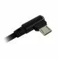 Mobile Preview: LC-Power LC-C-USB-MICRO-1M-2 USB A zu Micro-USB Kabel, schwarz, gewinkelt, 1m