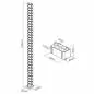 Preview: Flexibler Kabelkanal mit Tischbefestigung – 4-Kammer-System – bis 1,28 m – grau Preview: Flexibler Kabelkanal mit Tischbefestigung – 4-Kammer-System – bis 1,28 m – grau