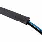 Preview: InLine® Kabelschlauch Gewebeschlauch mit Klettverschluss 1m x 40mm schwarz