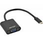 Preview: InLine® USB Display Konverter USB Typ-C Stecker zu VGA Buchse (DP Alt Mode) schwarz 0,2m