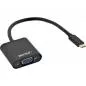 Mobile Preview: InLine® USB Display Konverter USB Typ-C Stecker zu VGA Buchse (DP Alt Mode) schwarz 0,2m