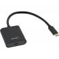 Preview: InLine® USB Display Konverter USB Typ-C Stecker zu Mini DisplayPort Buchse (DP Alt Mode) 4K2K schwarz 0,2m