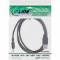 Preview: InLine® USB DC Stromadapterkabel USB A Stecker zu DC 4,0x1,70mm Hohlstecker schwarz 1m