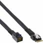 Preview: InLine® Slim SAS Kabel SFF-8654 zu Mini SAS HD SFF-8643 24Gb/s 0,5m