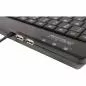 Preview: Perixx PERIBOARD-505H PLUS DE Mini USB-Tastatur Trackball Hub schwarz