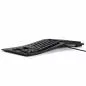 Preview: Perixx PERIBOARD-335 DE RD Kabelgebundene ergonomische mechanische kompakte Tastatur - flache rote lineare Schalter