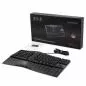 Preview: Perixx PERIBOARD-335 DE BR, Kabelgebundene ergonomische mechanische kompakte Tastatur - flache braune taktile Schalter