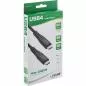 Mobile Preview: InLine® USB4 Kabel, USB Typ-C Stecker/Stecker, PD 240W, 8K60Hz, TPE schwarz