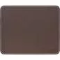 Preview: InLine® Maus-Pad Premium Kunstleder braun 255x220x3mm