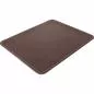 Preview: InLine® Maus-Pad Premium Kunstleder braun 255x220x3mm