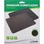 Preview: InLine® Maus-Pad Premium Kunstleder braun 255x220x3mm