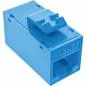 Preview: 8er-Pack RJ45 Keystone-Module Cat.6A, ungeschirmt, Buchse/Buchse, Snap-In, blau Preview: 8er-Pack RJ45 Keystone-Module Cat.6A, ungeschirmt, Buchse/Buchse, Snap-In, blau