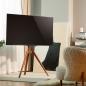 Preview: InLine® woodstand TV-Standfuß, Dreibein, für LED-TV 45"-65" (114-165cm), max. 40kg
