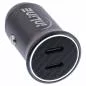 Preview: InLine® USB KFZ Stromadapter Power Delivery, 2x USB Typ-C, schwarz Preview: InLine® USB KFZ Stromadapter Power Delivery, 2x USB Typ-C, schwarz
