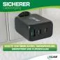 Preview: USB PD Netzteil – GaN Ladegerät, 3-Port (Dual USB-C + USB-A), 65W, schwarz Preview: USB PD Netzteil – GaN Ladegerät, 3-Port (Dual USB-C + USB-A), 65W, schwarz