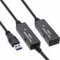 Preview: InLine® USB 3.2 Gen.1 Aktiv-Verlängerung, USB-A Stecker an USB-C Buchse, 10m