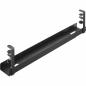 Preview: InLine® Universal Kabelführungsschiene, 3-Stufen 80/100/120cm, für Untertisch-Montage, mit Schraubklemmen, schwarz