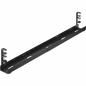 Preview: InLine® Universal Kabelführungsschiene, 3-Stufen 80/100/120cm, für Untertisch-Montage, mit Schraubklemmen, schwarz