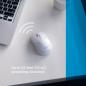 Preview: Perixx PERIMICE-802W, Bluetooth-Maus für PC und Tablet, schnurlos, weiß