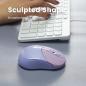 Preview: Perixx PERIMICE-802PP, Bluetooth-Maus für PC und Tablet, schnurlos, violett