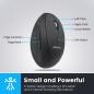 Preview: PERIMICE-619 - Kabellose Ergonomische Vertikale Maus mit Silent-Click und Kleinem Design - Multi-Device