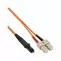 Mobile Preview: InLine® LWL Duplex Kabel, MTRJ/SC, 50/125µm, OM2, 5m