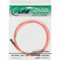 Preview: InLine® LWL Duplex Kabel, MTRJ/ST, 50/125µm, OM2, 2m