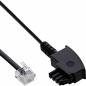Preview: InLine® TAE-F Kabel für DSL Splitter, TAE-F ST an Western 6/2 DEC ST