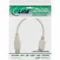 Preview: InLine® USB Adapter Kabel USB Stecker A auf PS/2 Buchse 0,2m