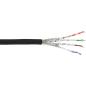 Preview: Cat.6A Patchkabel Meterware, S/FTP (PiMf), AWG26, LSZH, 500 MHz, 100 m