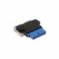 Preview: InLine® USB 3.0 Adapter, 2x Buchse A auf Pfostenanschluss