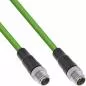 Preview: Industrie Netzwerkkabel M12 8-Pin X-kodiert – Cat 6A Verbindungskabel, PUR
