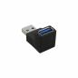 Preview: InLine® USB 3.0 Adapter Stecker A auf Buchse A gewinkelt 90°