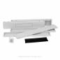 Preview: Triton RAC-PO-X88-XD 19" Sockel, 800x800x120mm mit Filter, 1900kg, grau