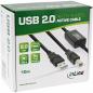 Preview: InLine® USB 2.0 Kabel, aktiv mit Signalverstärkung "Repeater", A an B, 10m