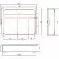 Preview: InLine® Kleinteilebox, 4 Fächer, Abmessungen: 180x140x40mm, orange